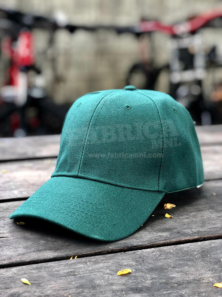 Plain Fern Green Cap