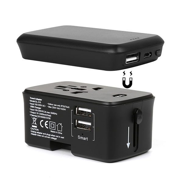 Travel Adaptor with Power Bank Supplier